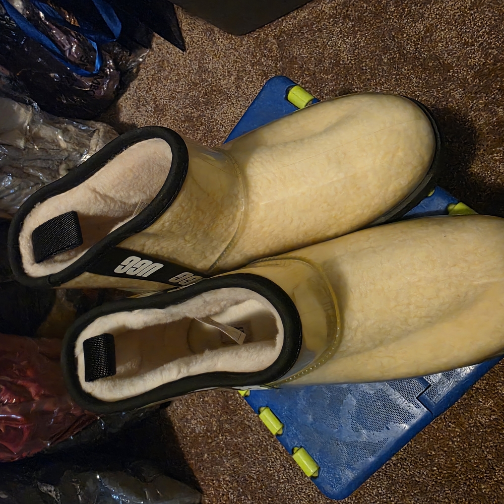 UGG Yellow Shearling Boots